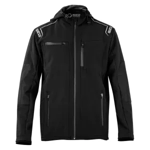 02404 Sparco Seattle Softshell Fleece Jacket Workwear Mechanic Pitcrew Teamwear