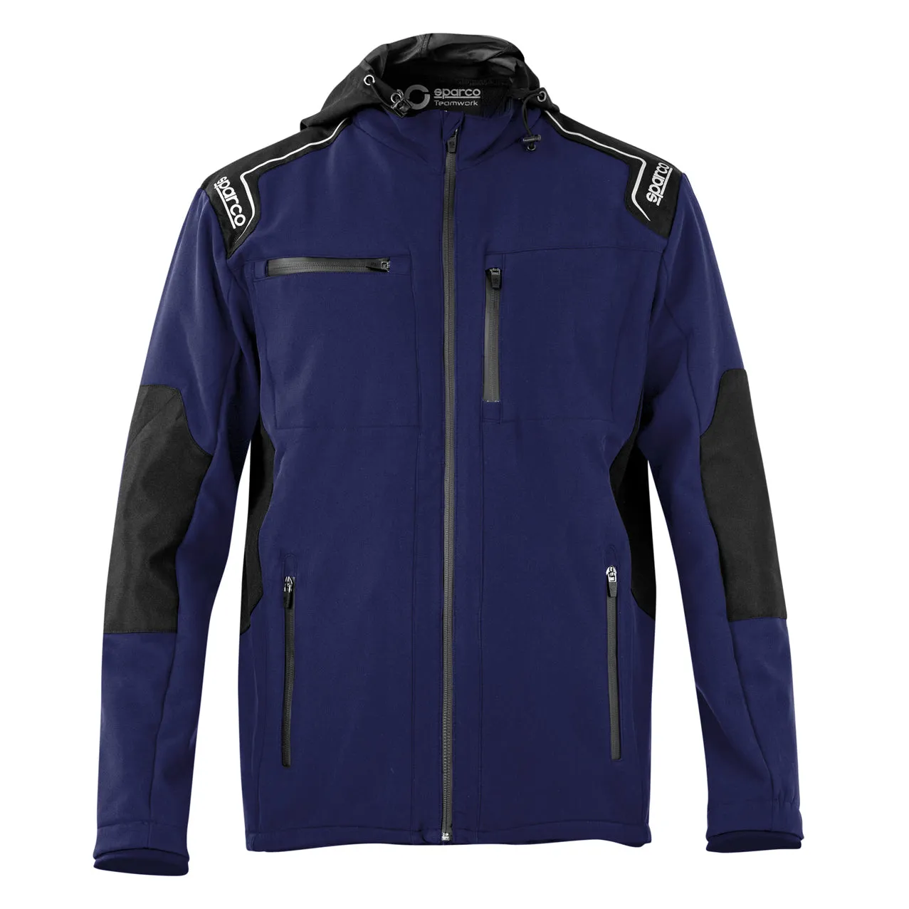 02404 Sparco Seattle Softshell Fleece Jacket Workwear Mechanic Pitcrew Teamwear