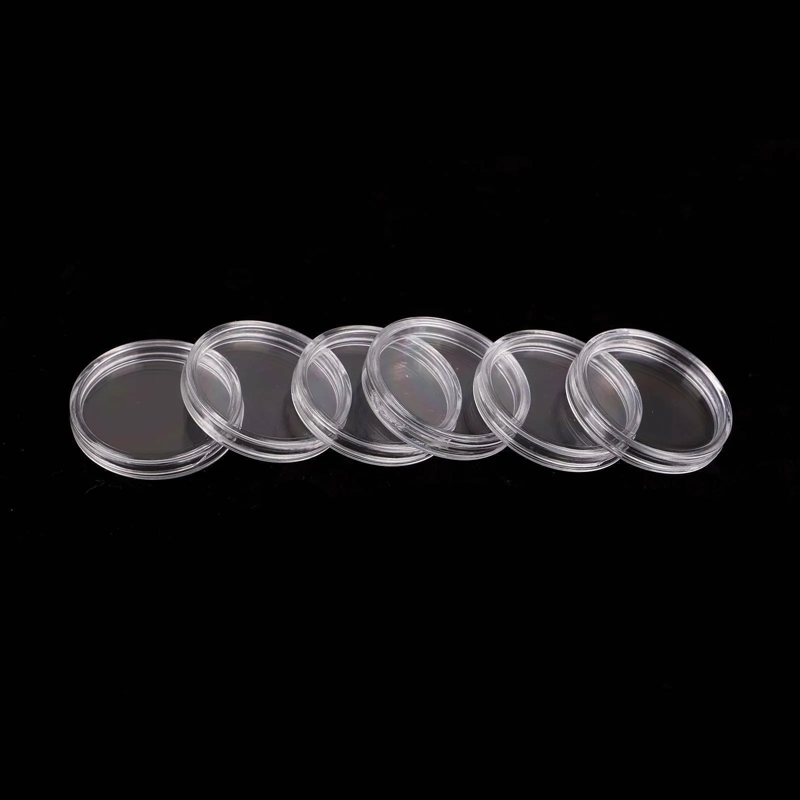 100PCS Australian Coin Collection Round Storage Cases Capsules Holder Album NEW
