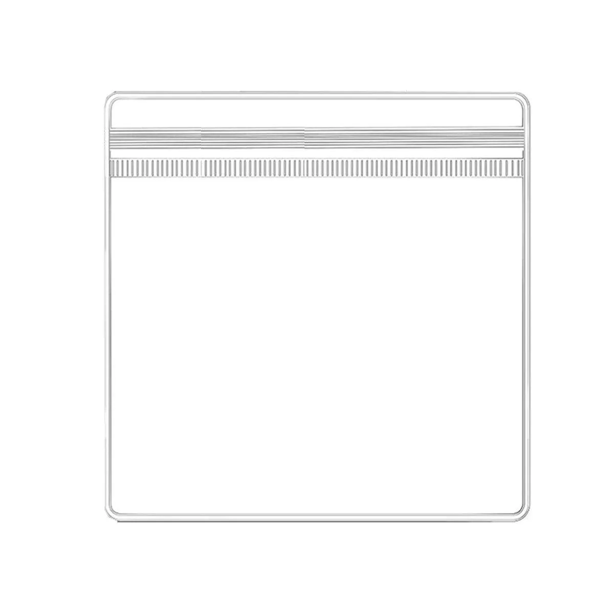 100pcs PVC Self-Sealing Jewelry Bags Anti-Oxidation Storage Dustproof Bags