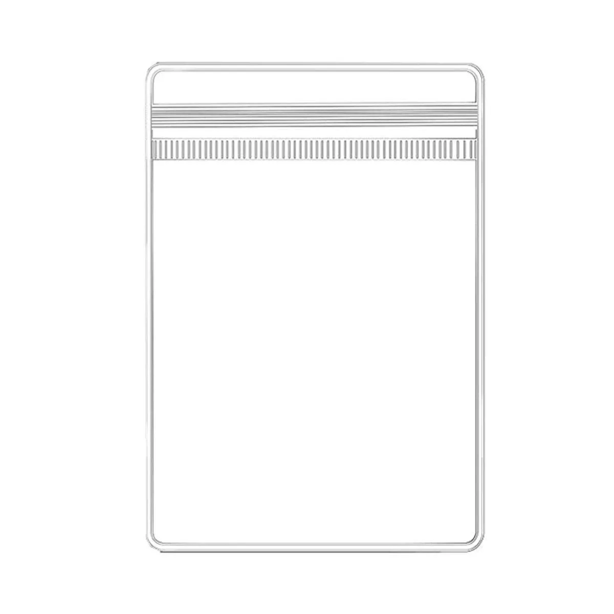 100pcs PVC Self-Sealing Jewelry Bags Anti-Oxidation Storage Dustproof Bags