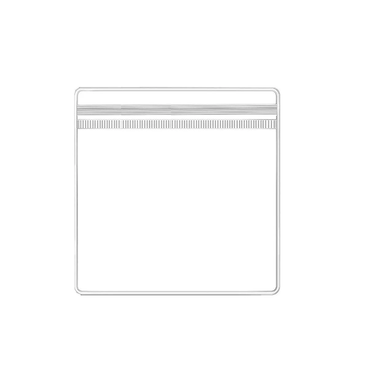 100pcs PVC Self-Sealing Jewelry Bags Anti-Oxidation Storage Dustproof Bags