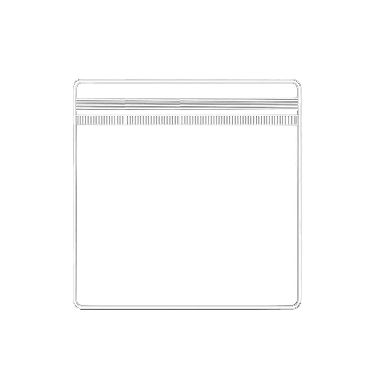100pcs PVC Self-Sealing Jewelry Bags Anti-Oxidation Storage Dustproof Bags