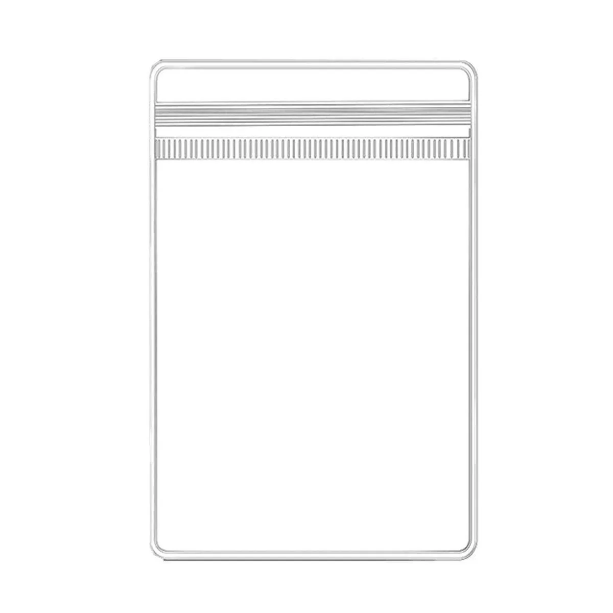 100pcs PVC Self-Sealing Jewelry Bags Anti-Oxidation Storage Dustproof Bags