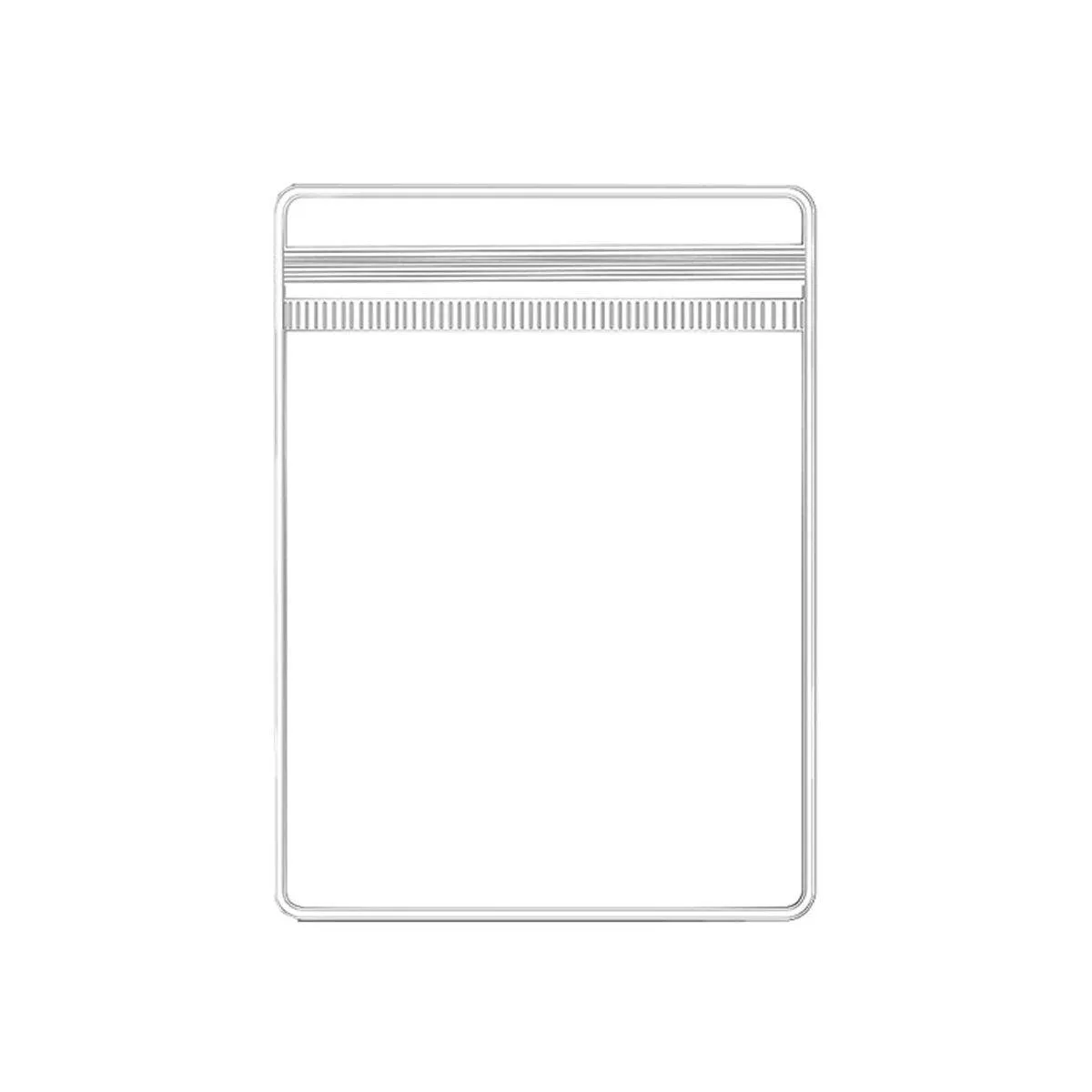 100pcs PVC Self-Sealing Jewelry Bags Anti-Oxidation Storage Dustproof Bags