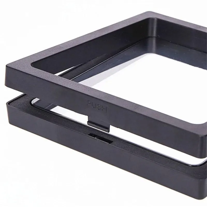 10pcs Transparent PE Film Display Box Jewelry Packaging Storage Box Container