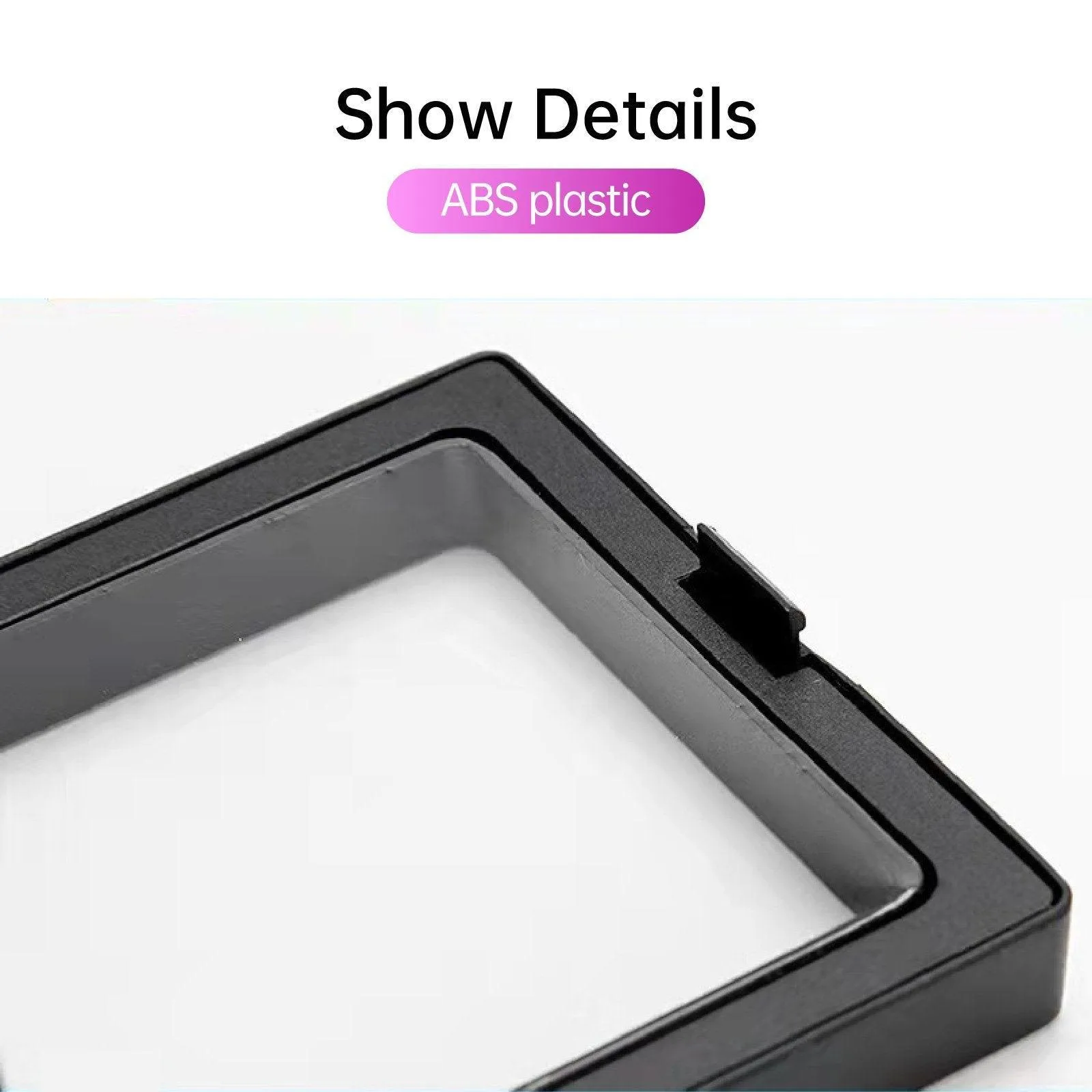 10pcs Transparent PE Film Display Box Jewelry Packaging Storage Box Container