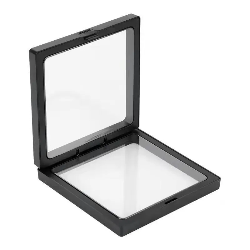 10pcs Transparent PE Film Display Box Jewelry Packaging Storage Box Container