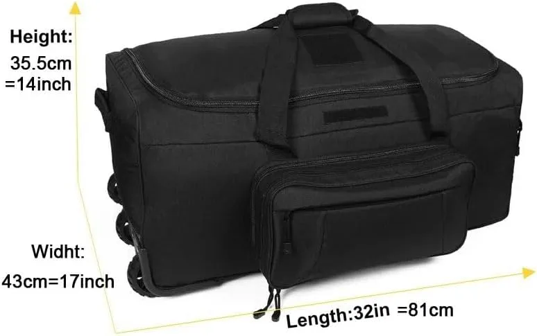 124l tactical duffel bag res brown