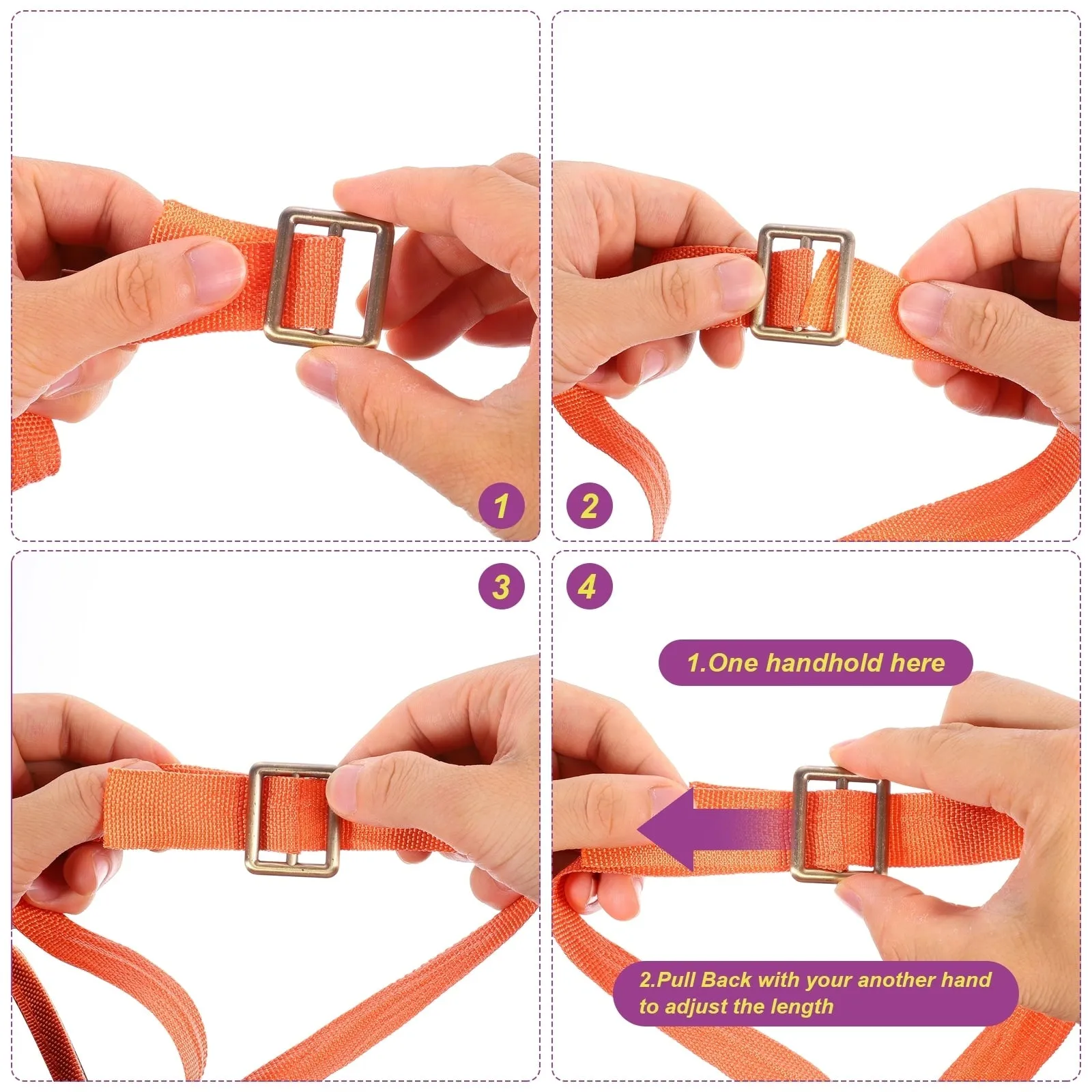 16Pack Slide Buckle Tri-Glide Slides Adjuster Strap Slider