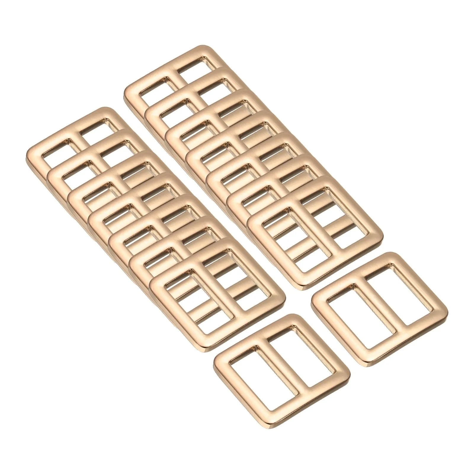 16Pack Slide Buckle Tri-Glide Slides Adjuster Strap Slider