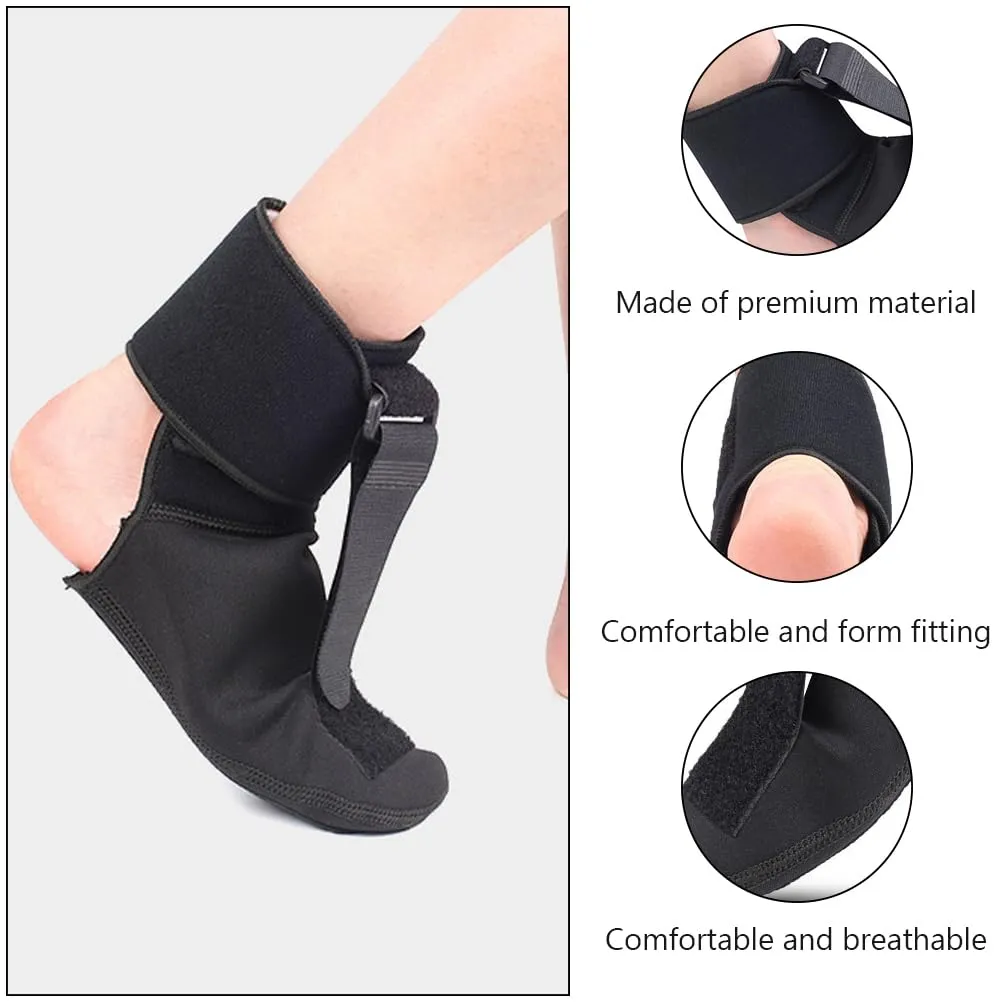 1Pc Foot Drop Tool Stand Night Splint for Plantar Medical Equipment Foot Droop Corrector Ankle Foot Orthosis Foot Orthotic Device Soft Sock