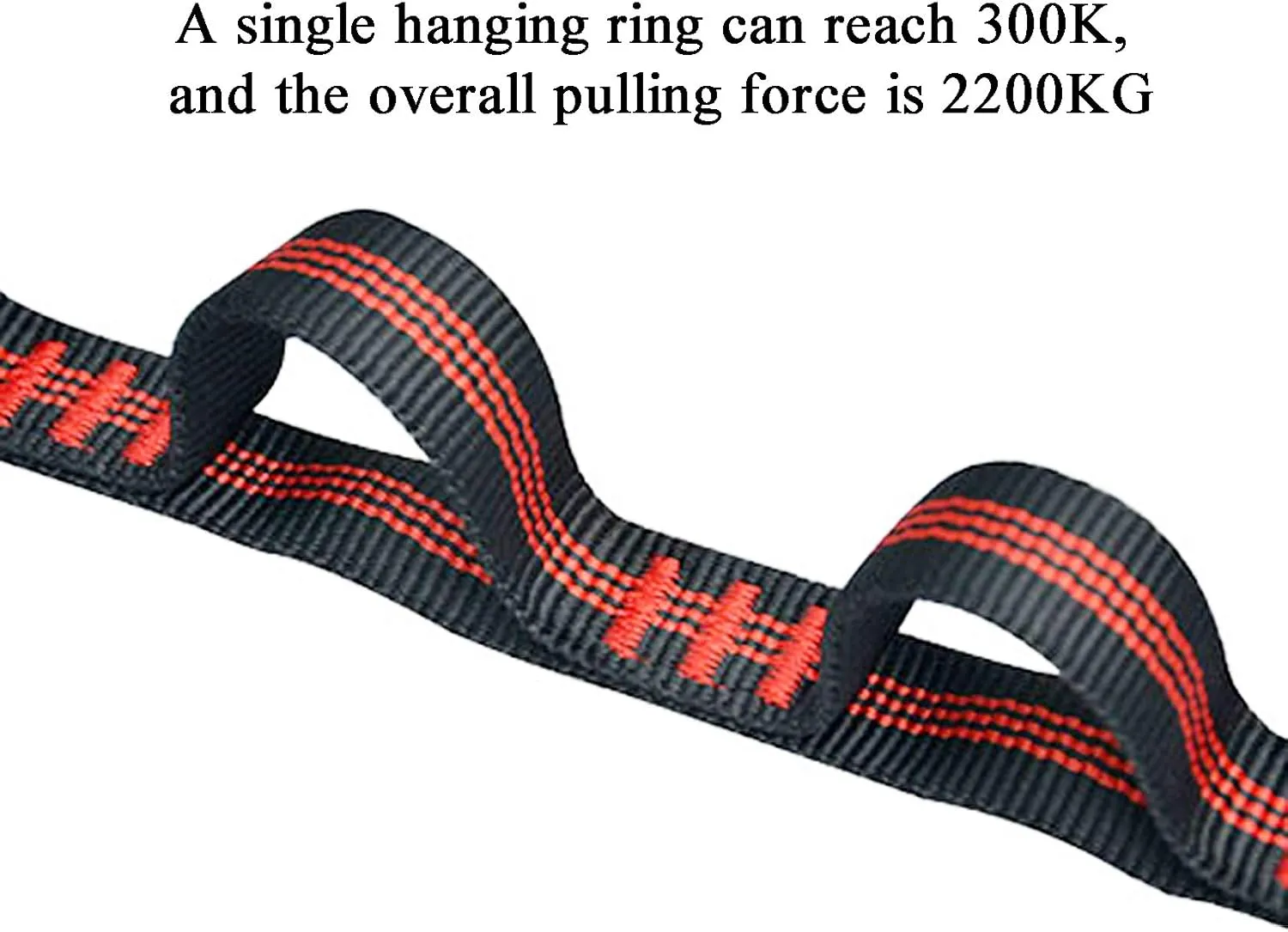 21mm Wide and High Altitude Yoga Anti-Gravity Sling, Multifunctional Outdoor Auxiliary Equipment Chrysanthemum Rope, Length 115/125/140/150/160/180cm(Size:140cm/13 Rings)