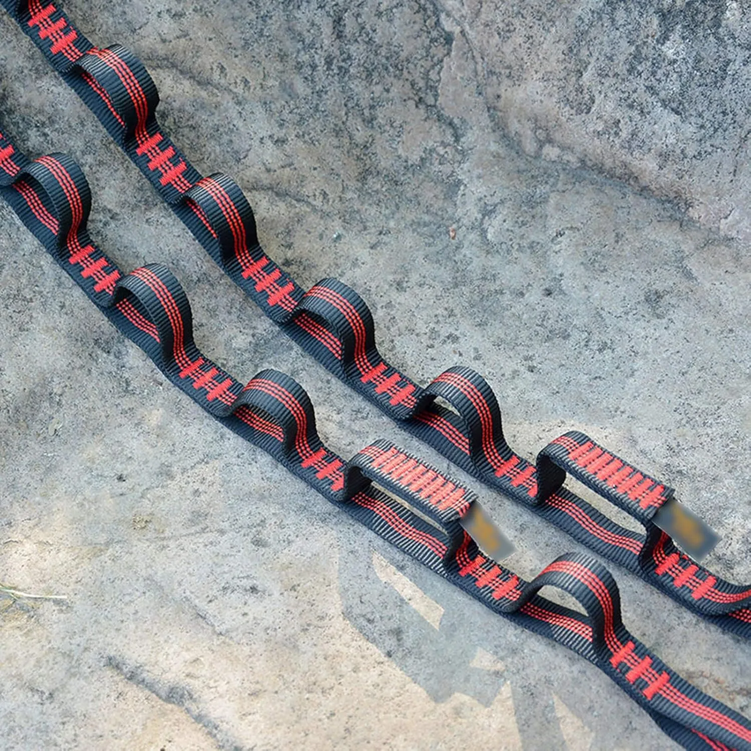 21mm Wide and High Altitude Yoga Anti-Gravity Sling, Multifunctional Outdoor Auxiliary Equipment Chrysanthemum Rope, Length 115/125/140/150/160/180cm(Size:140cm/13 Rings)
