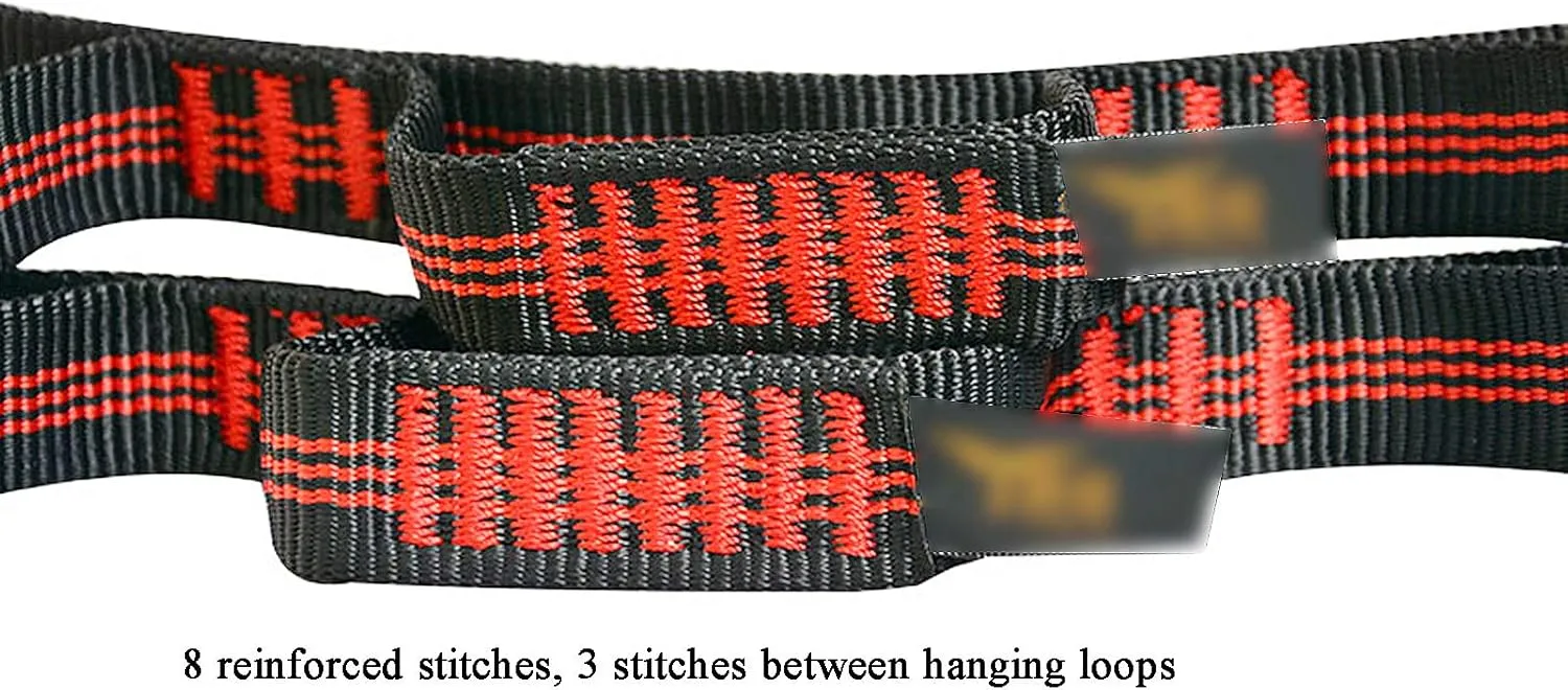 21mm Wide and High Altitude Yoga Anti-Gravity Sling, Multifunctional Outdoor Auxiliary Equipment Chrysanthemum Rope, Length 115/125/140/150/160/180cm(Size:140cm/13 Rings)