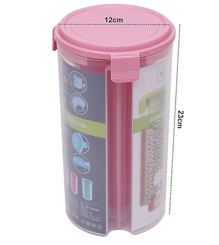 3 Section Food Storage Jar