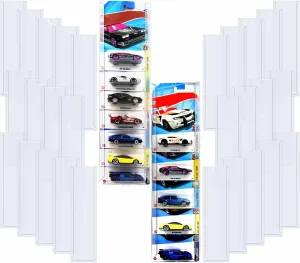 30 Pcs Model Car Display Case Wall Mount Compatible with Hot Wheels Matchbox Cars Packaged, Model Cars Storage Case for Hot Wheels Packaged Diecast Blister Toy Cars Wall Display Shelf Rack