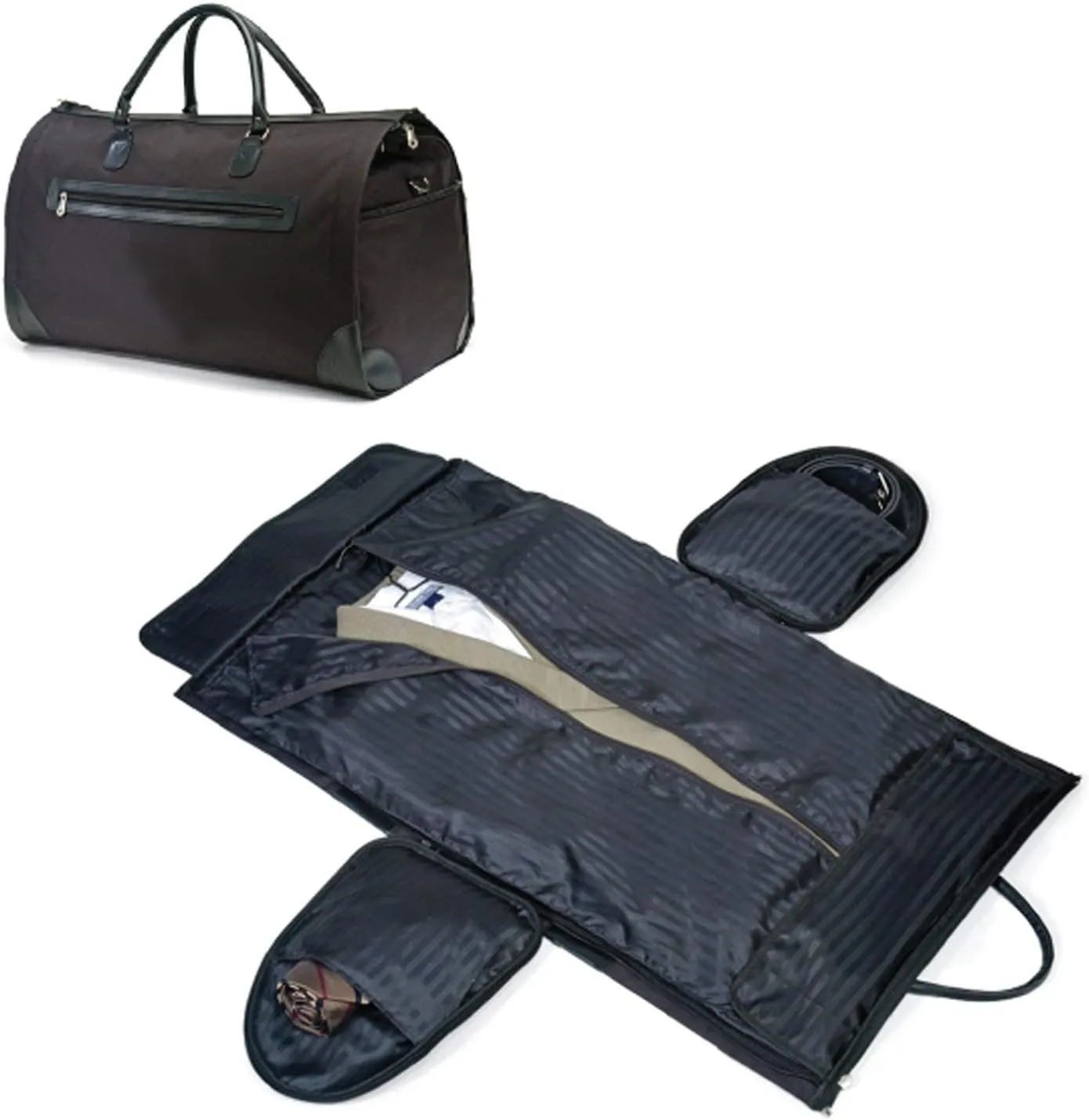 37" Garment Bag 2-In-1 Convertible Travel Duffle Duffel weekend Travel
