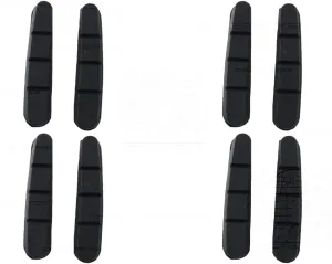 4 Pairs (8 Pads) Compatible with Shimano Dura-Ace Ultegra 105 Road Brake Pad Inserts BR-7700 7800, Brake Blocks by DiscoBrakes