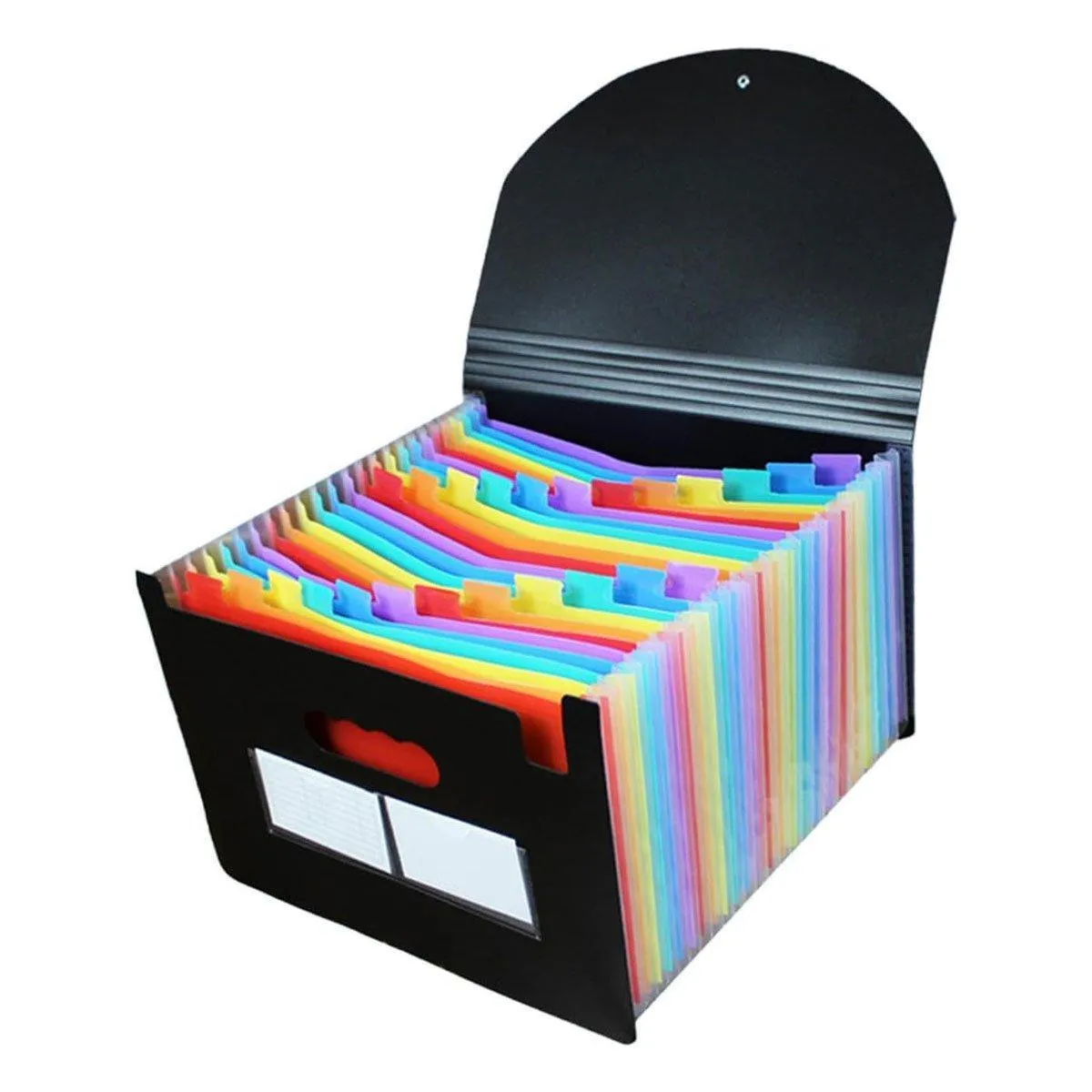 A4 Document Organiser 25 Compartments Multilayer Folder Office File Storage