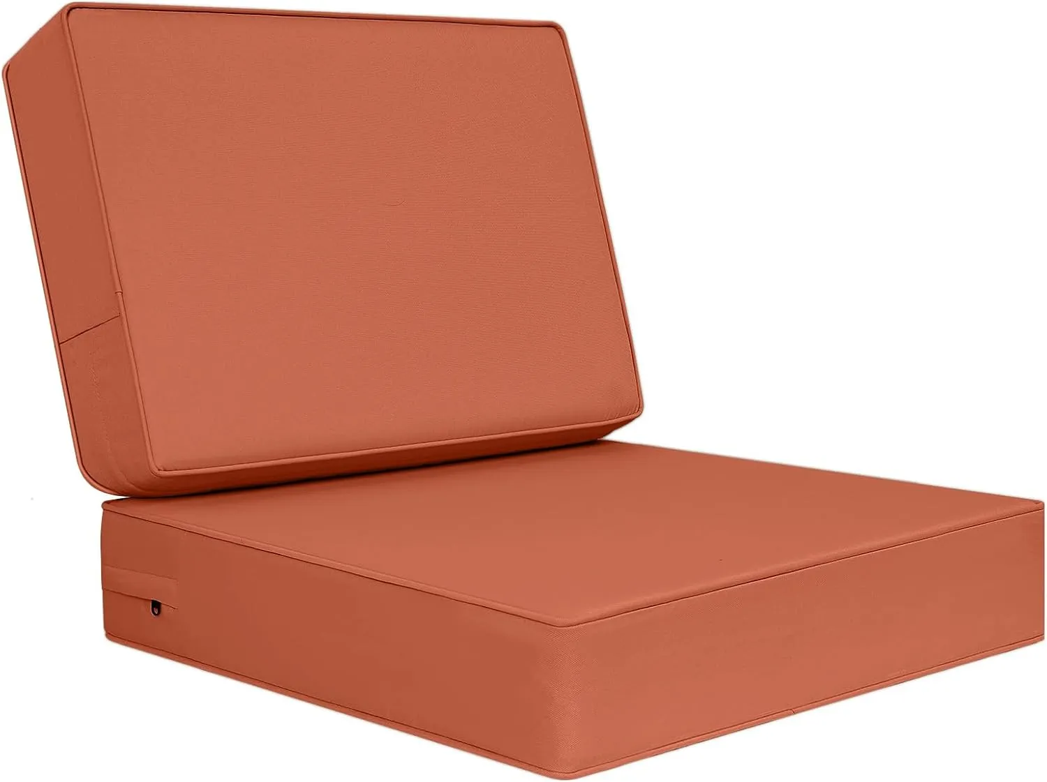 AAAAAcessories Outdoor Deep Seat Cushions, Foam Pillow, Waterproof, Fade-Resistant Patio Furniture Replacement Cushions, 24" x 24" x 5", Rust