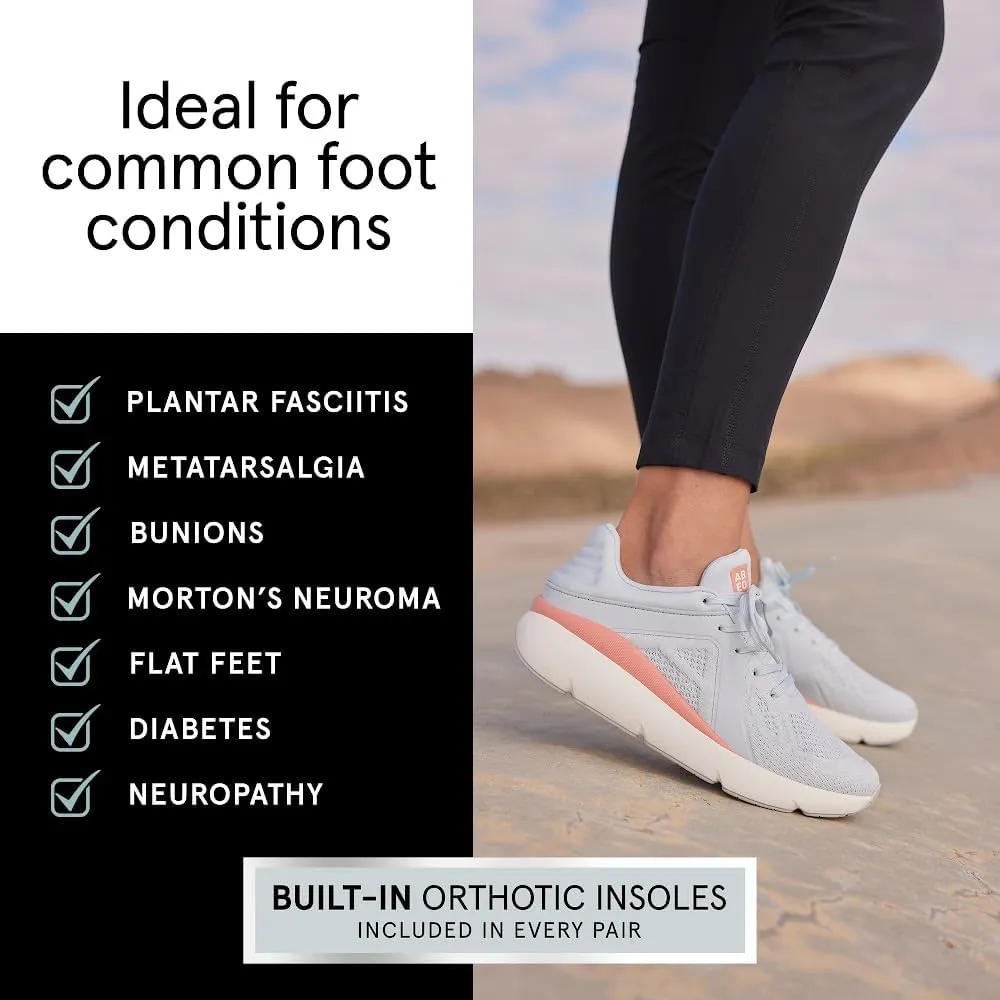 ABEO MXV Shift Walking Shoes for Women | Plantar Fasciitis Relief | Orthopedic Shoes for Women | Removable Orthotic Inserts