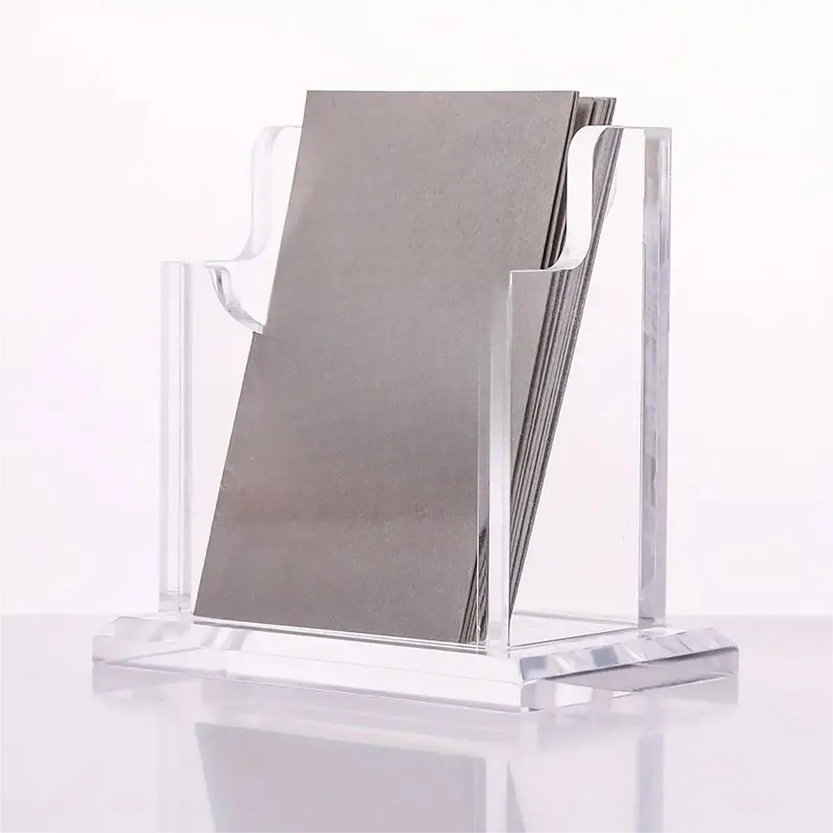 Acrylic Business Card Holder Organizer Desktop Business Card Storage Display Box