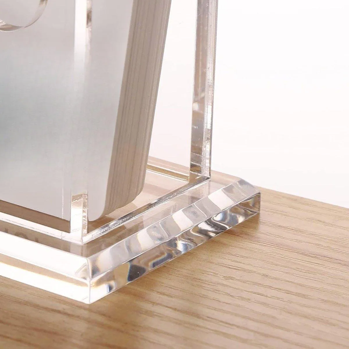 Acrylic Business Card Holder Organizer Desktop Business Card Storage Display Box