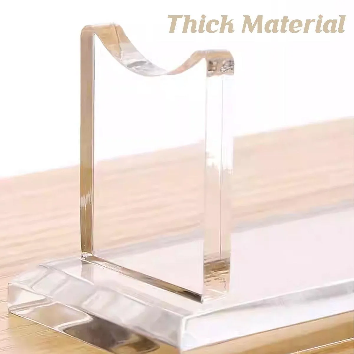 Acrylic Single Pen Display Rack Pencil Makeup Brush Transparent Pen Holder Stand