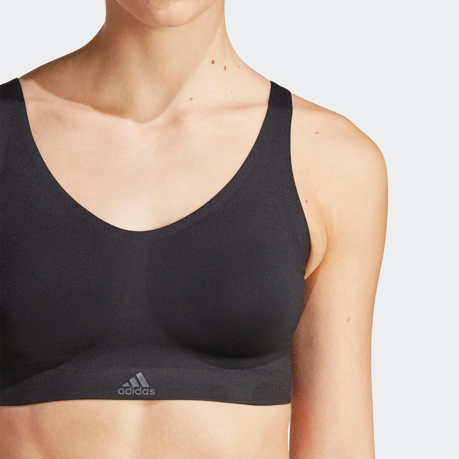 Adidas Women's Naked Seamless 2 Ply Bra w/Removable Cookies