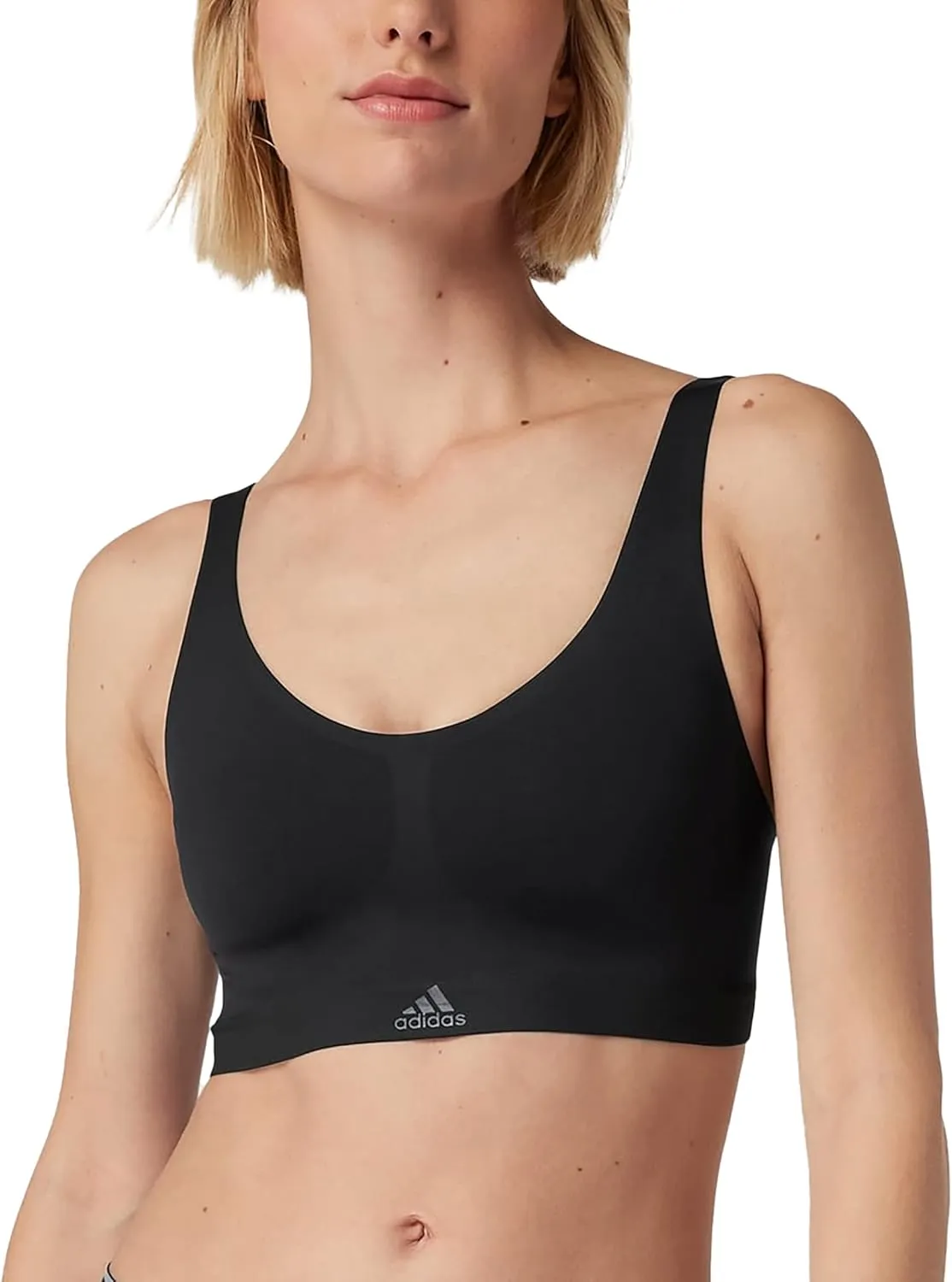 Adidas Women's Naked Seamless 2 Ply Bra w/Removable Cookies