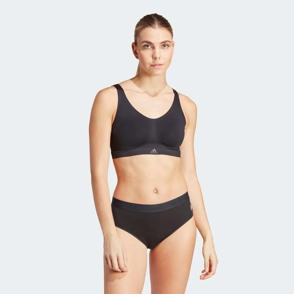 Adidas Women's Naked Seamless 2 Ply Bra w/Removable Cookies