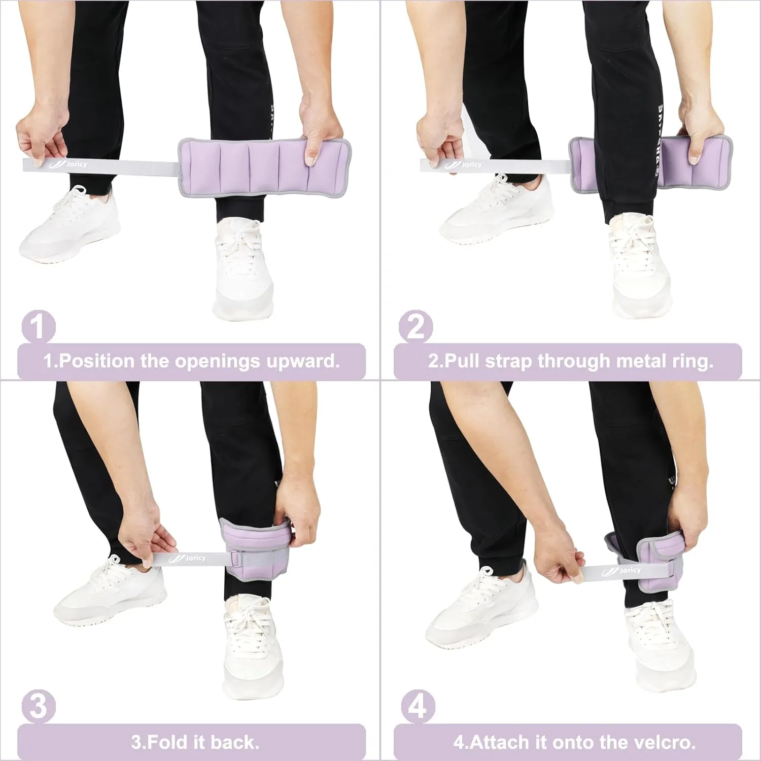 Adjustable Ankle Weights for Women Men Kids 1/2/3/4/5/6/8/10/12/20 LBS 1 Pair Wrist Leg Arm Weights with Removable Weight Strength Training Weight for Walking Running Fitness Physical Therapy