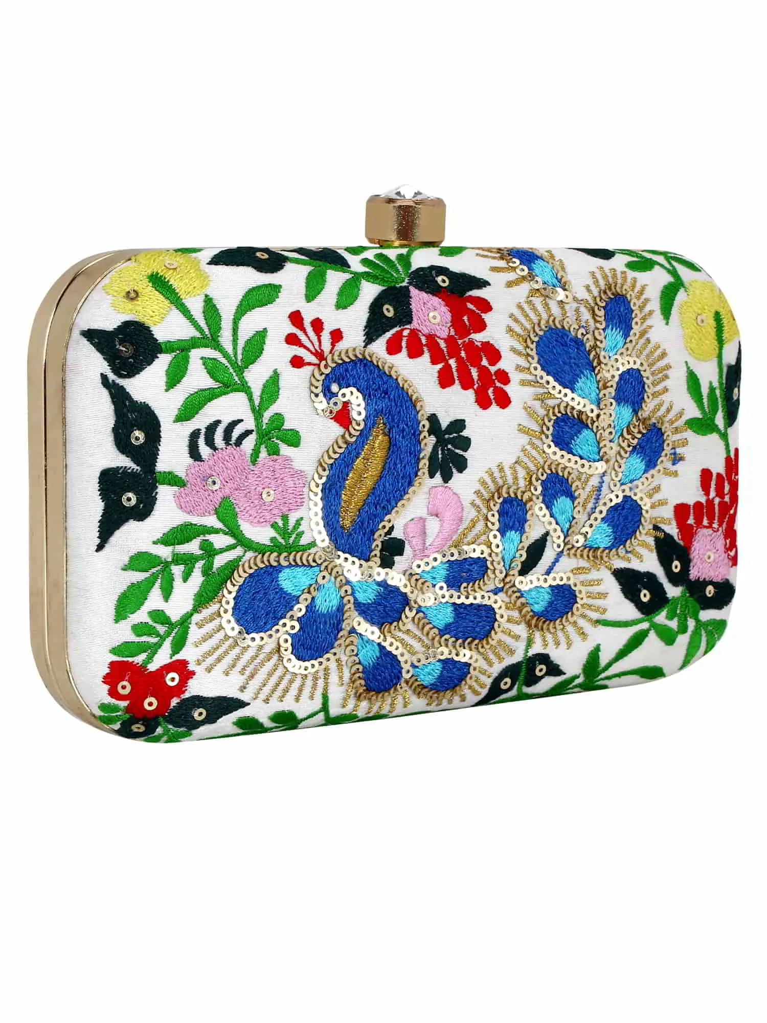 Adorn Embroidered & Embelished Party Clutch