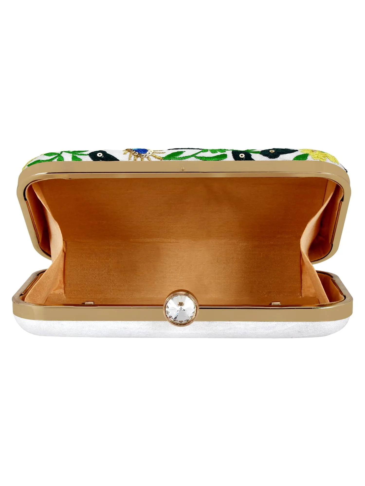 Adorn Embroidered & Embelished Party Clutch