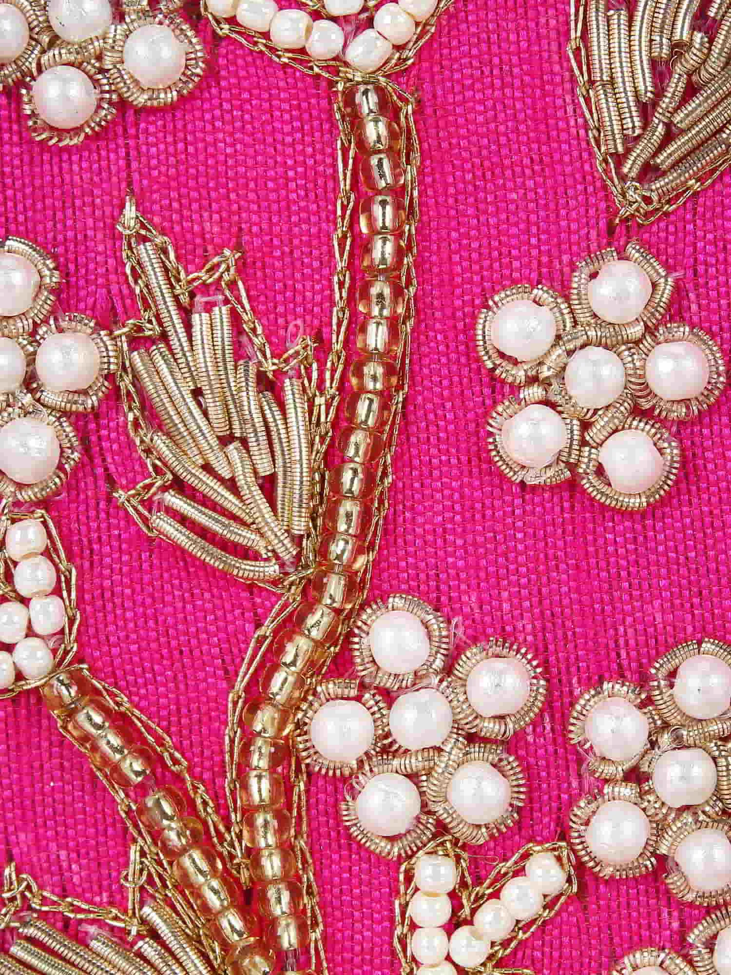 Adorn Embroidered & Embelished Party Clutch