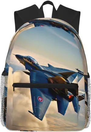Aircraft Fighter Jets print Lightweight duffel bag, travel hiking daypack, comfortable backpack, sports bag