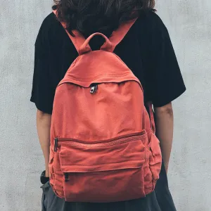 AlphaGal Solid Color Canvas Backpacks For School Teenagers Girls Women 2019 Fashion School Backpack Female Back Pack  High Capacity