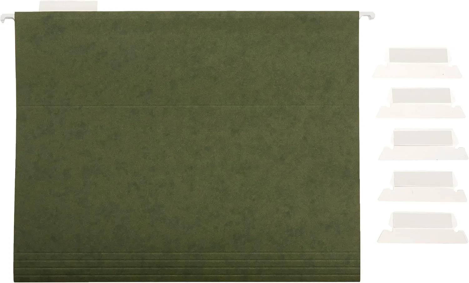 Amazon Basics Hanging Organizer File Folder, Letter Size, Green - Pack of 25