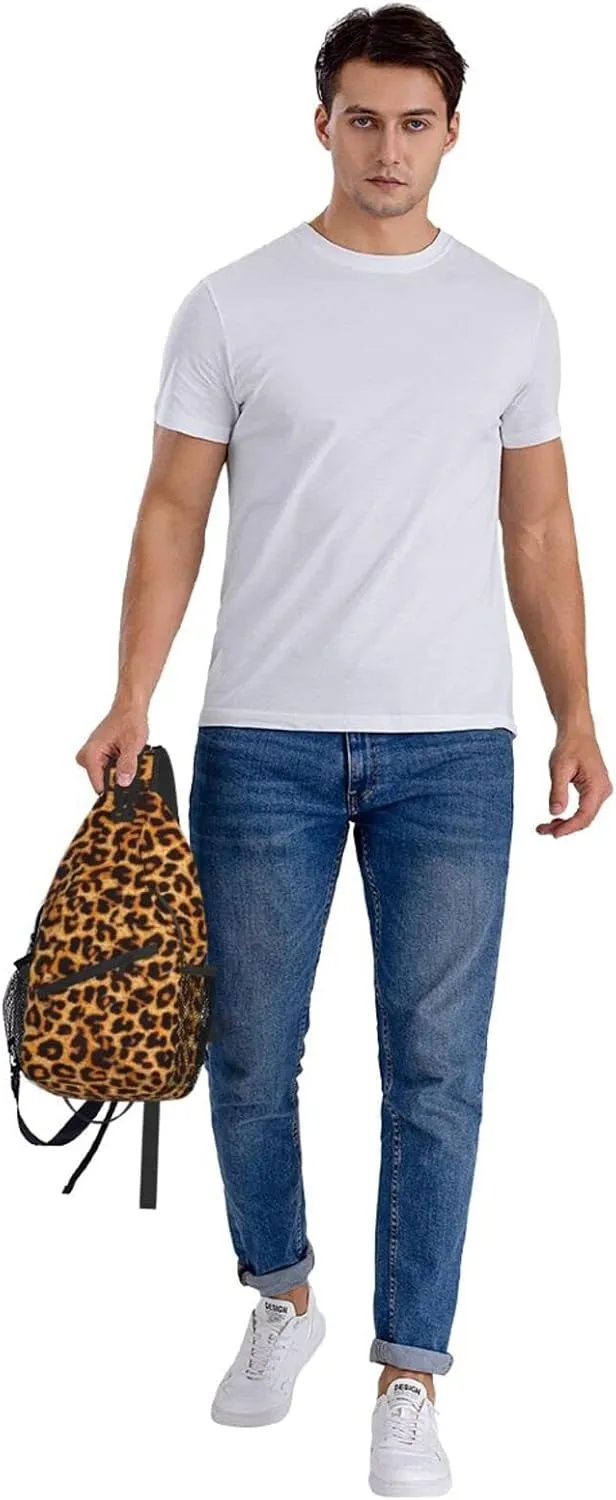 AMRANDOM Sling Bag Multipurpose Chest Crossbody with Adjustable Strap Outdoor Backpack