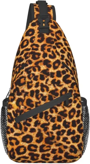 AMRANDOM Sling Bag Multipurpose Chest Crossbody with Adjustable Strap Outdoor Backpack