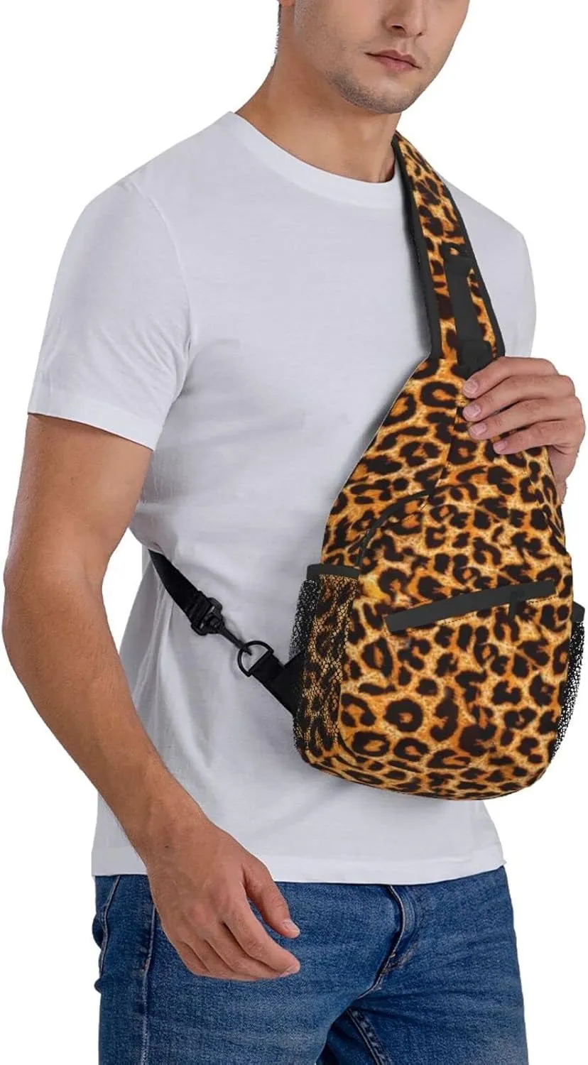 AMRANDOM Sling Bag Multipurpose Chest Crossbody with Adjustable Strap Outdoor Backpack