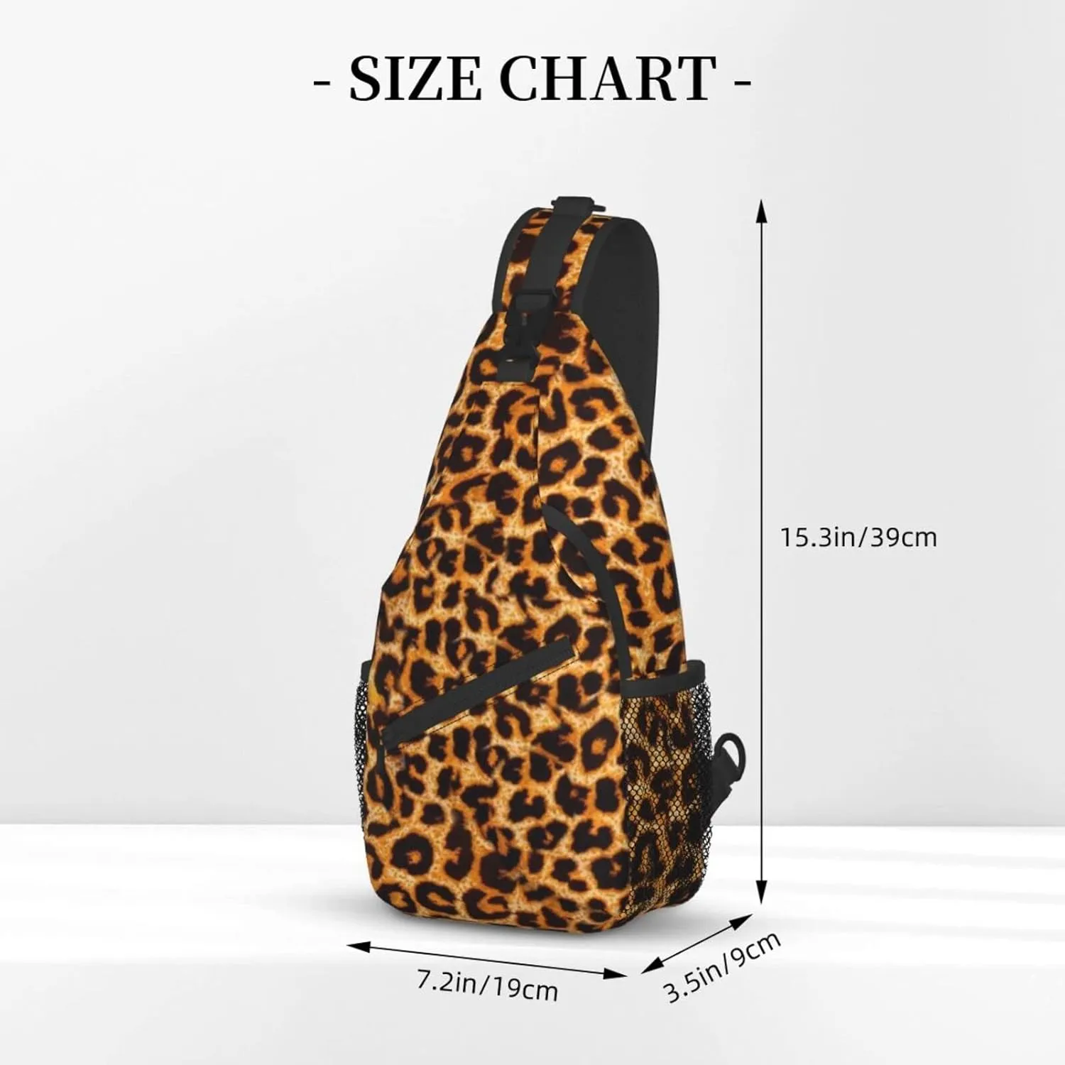 AMRANDOM Sling Bag Multipurpose Chest Crossbody with Adjustable Strap Outdoor Backpack