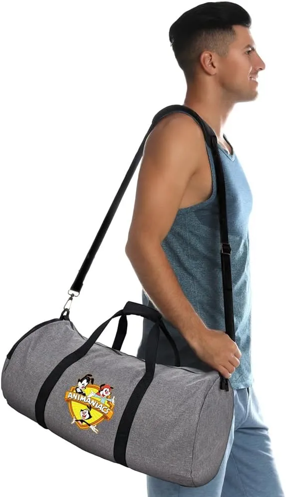 Animaniacs Crest Lightweight Duffel Bag for Sports and Gym Packable for Travel