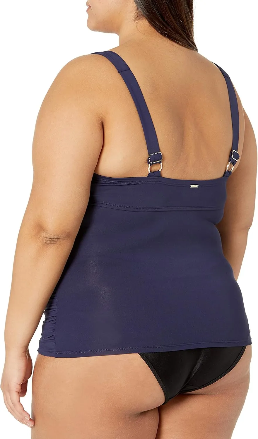 Anne Cole Plus - Twist Front Underwire Tankini Swim Top