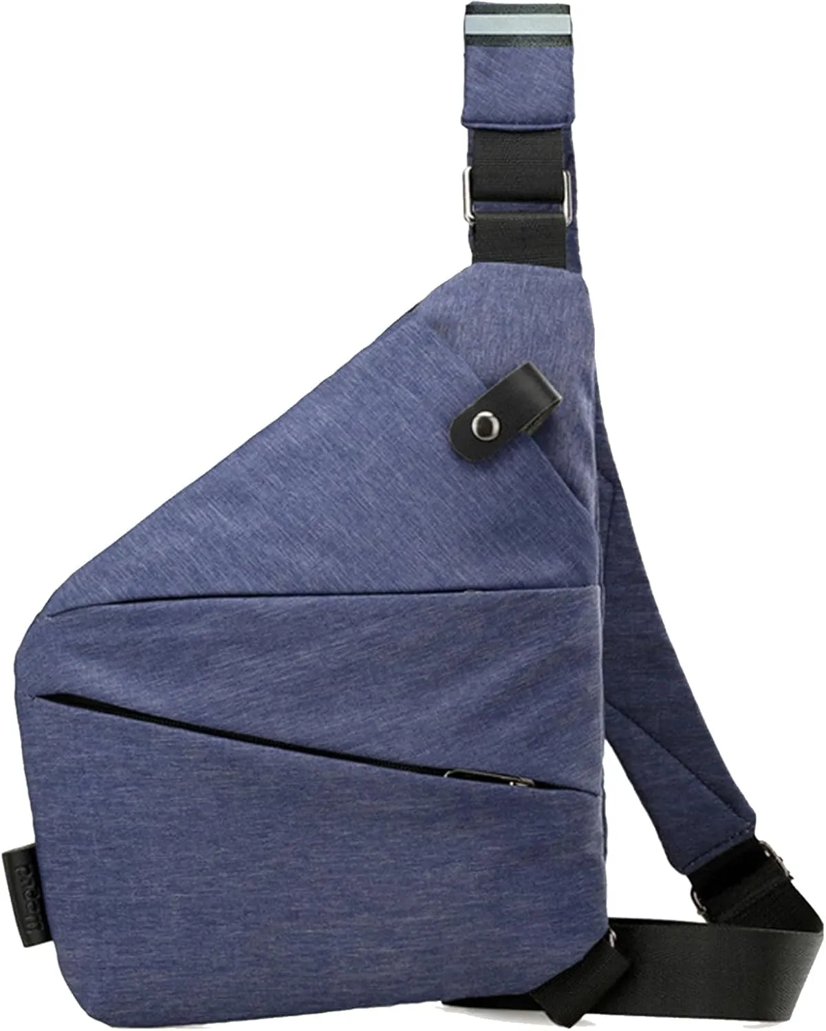 Anti Theft Travel Bag Anti-Theft Bag Slim Sling Bag Cross Body Travel Bag (Sky Blue,Left Shoulder)