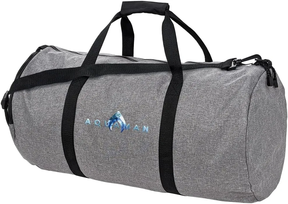 Aquaman Movie Logo Lightweight Duffel Bag for Sports and Gym Packable for Travel