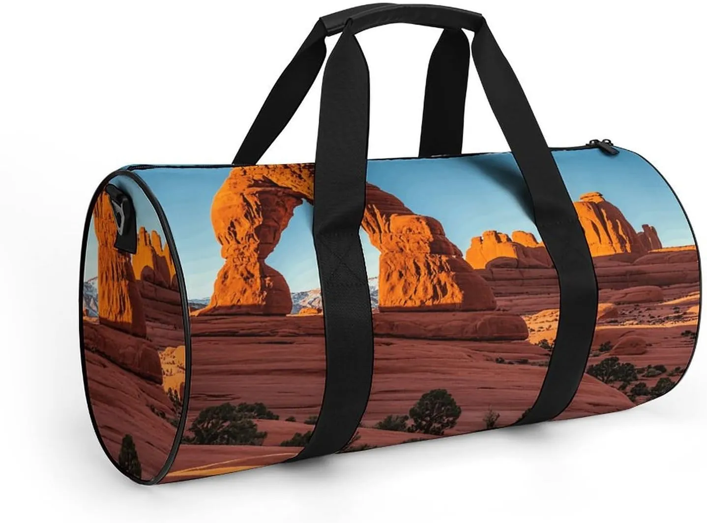 Arches National Park-standard Gym Bag Small Travel Duffle Bag with Compartment Carry On Weekender Bag for Women Men