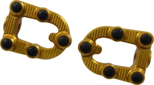 Arlen Ness 07-935 Gold Ness-MX Footpegs
