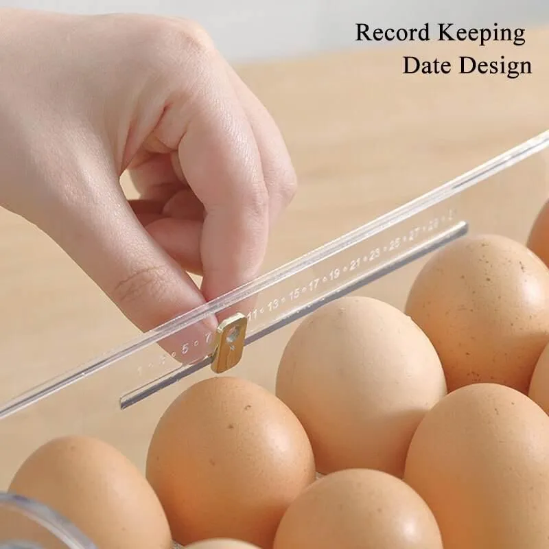 Automatic Egg Holder - Flip Storage Organizer